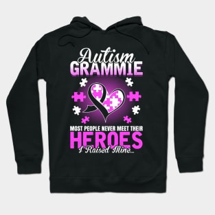 Autism Grammie I Raised My Heroes Hoodie